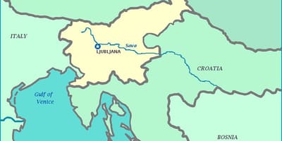 რუკა სლოვენური სანაპიროზე